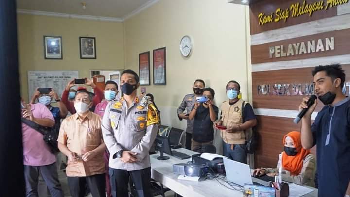 Plt Kepala Diskominfo Dumai Hadiri Acara launching e-LKB Online Gercep di Polsek Dumai Kota