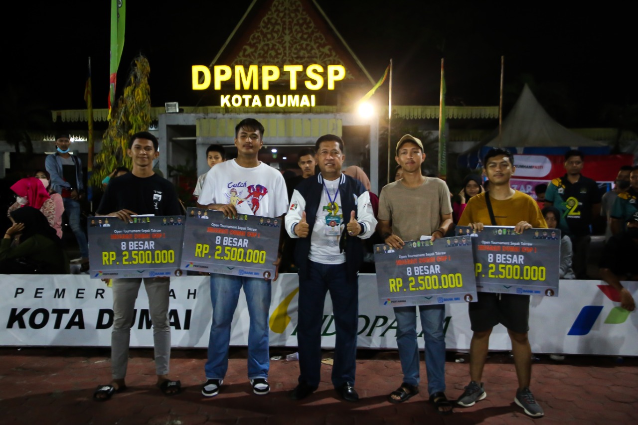 Final Turnamen Sepak Takraw se Provinsi Riau Imigrasi Dumai Cup I Berlangsung Meriah, Pemko Dumai Apresiasi