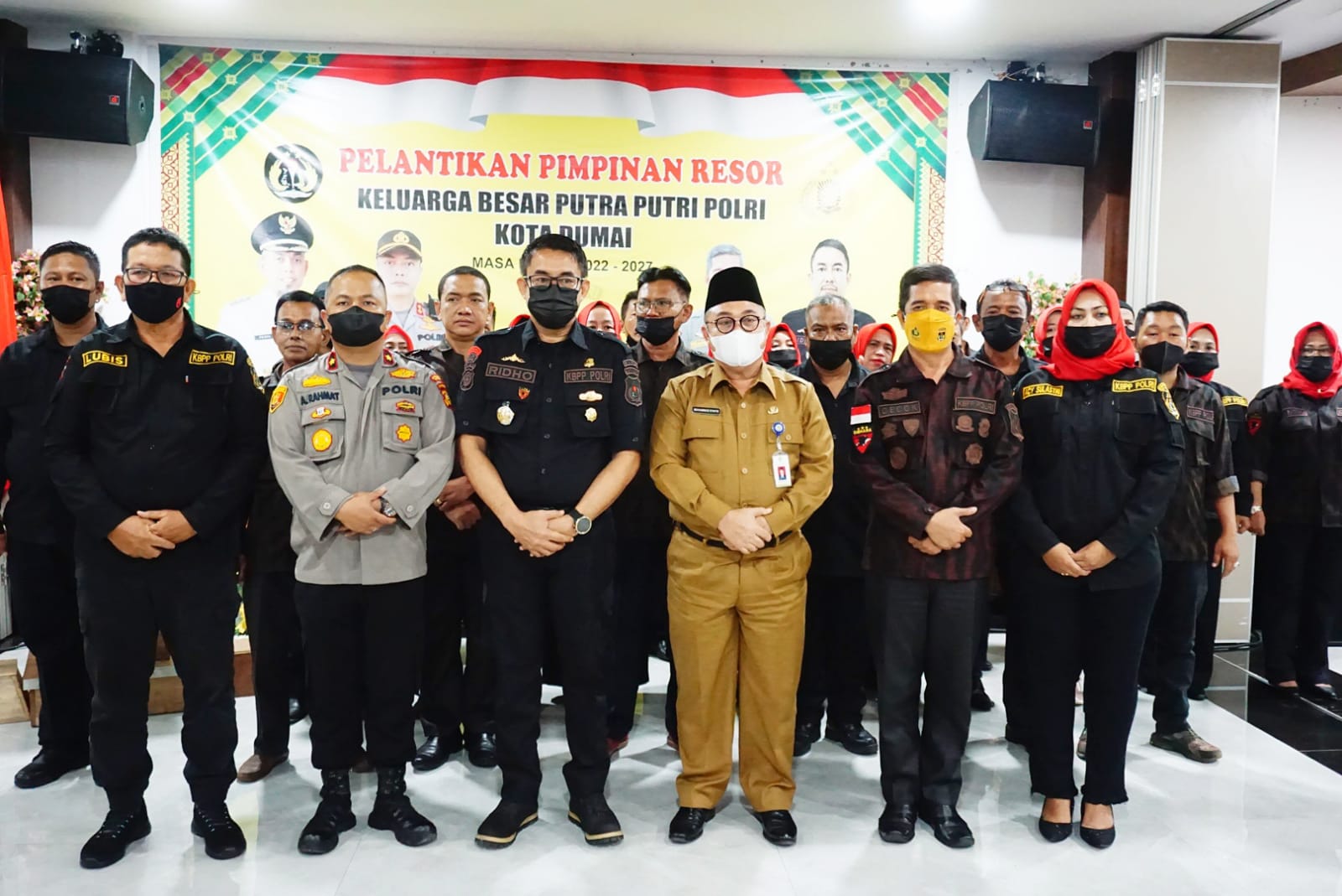 Asisten III Hadiri Pelantikan KBPP Polri Dumai Periode 2022-2027