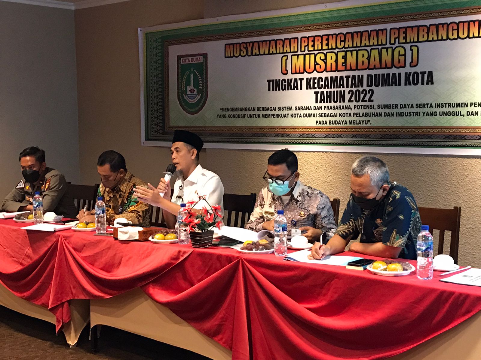 Wali Kota Tegaskan Musrenbang Kecamatan Dumai Kota Agar Fokus Dalam Penanganan Banjir Dan Penataan Kota