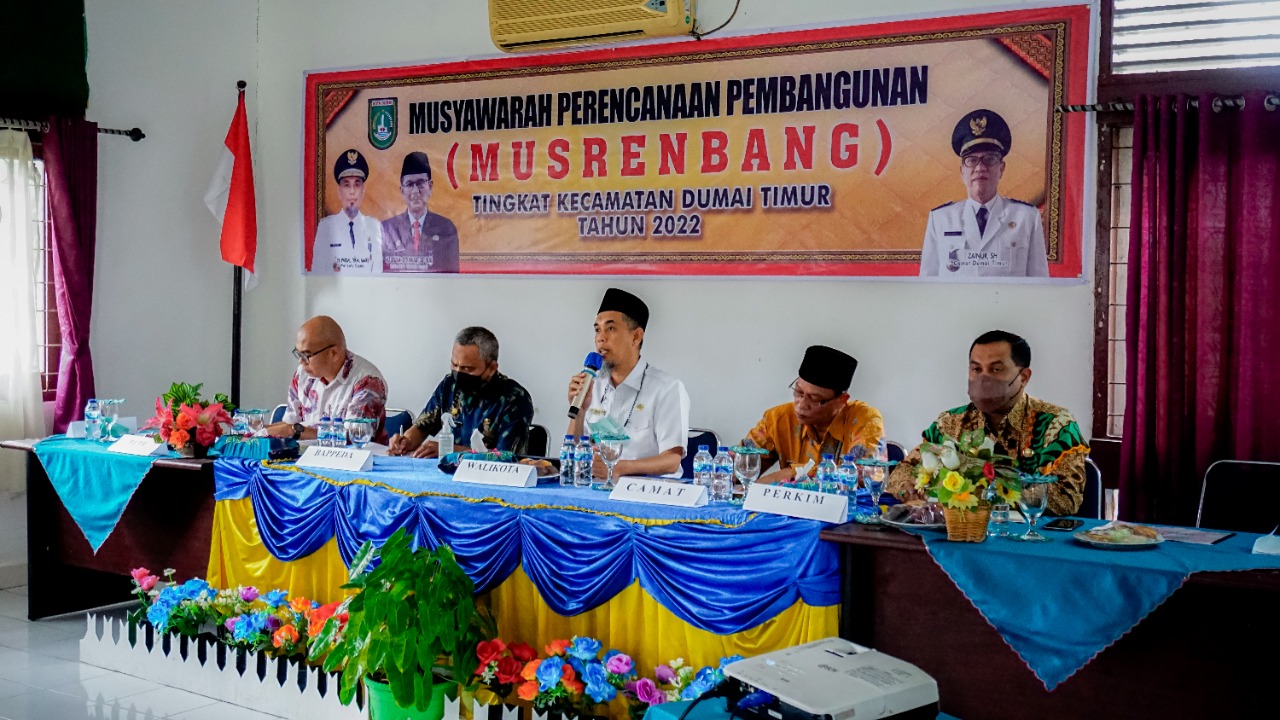 Musrenbang Dumai Timur, Wali Kota Dumai Inginkan Masyarakat bersama Pemerintah Saling Bersinergi Dan Satu Persepsi