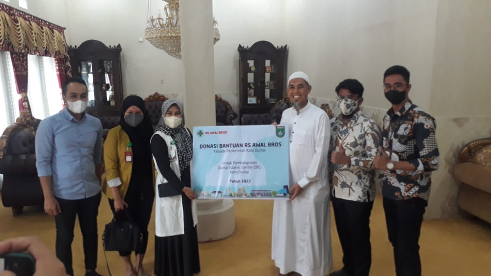 Perwakilan Pihak RS. Awal Bross Kunjungi Wali Kota Dumai, Terkait Bantuan DIC 