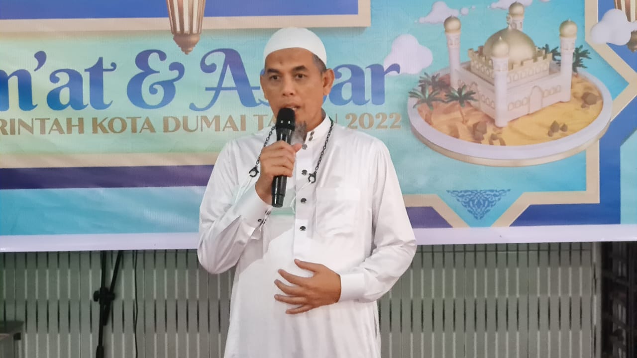 Safari Jum'at dan Ashar di Kecamatan Dumai Selatan, Ini Pesan Wali Kota Dumai 
