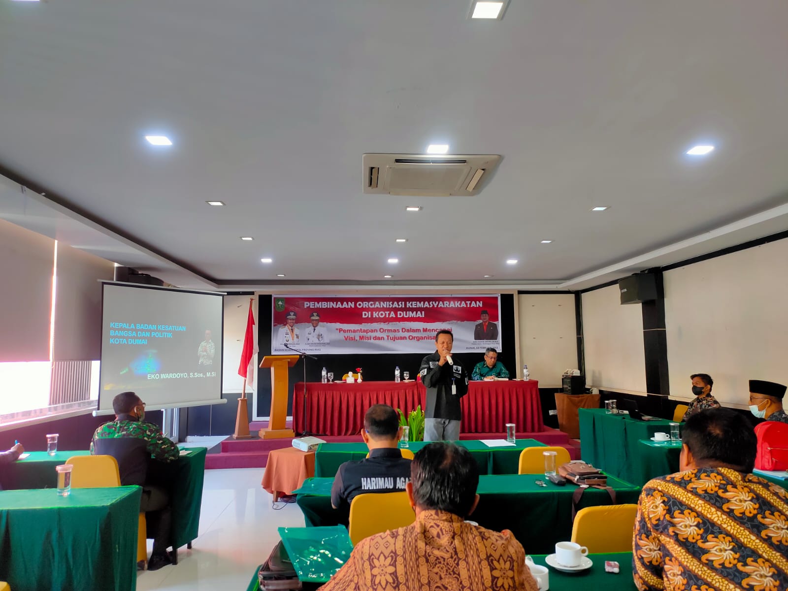 Gelar Pembinaan Organisasi Kemasyarakatan di Kota Dumai, Ini Harapan Kaban Kesbangpol Dumai