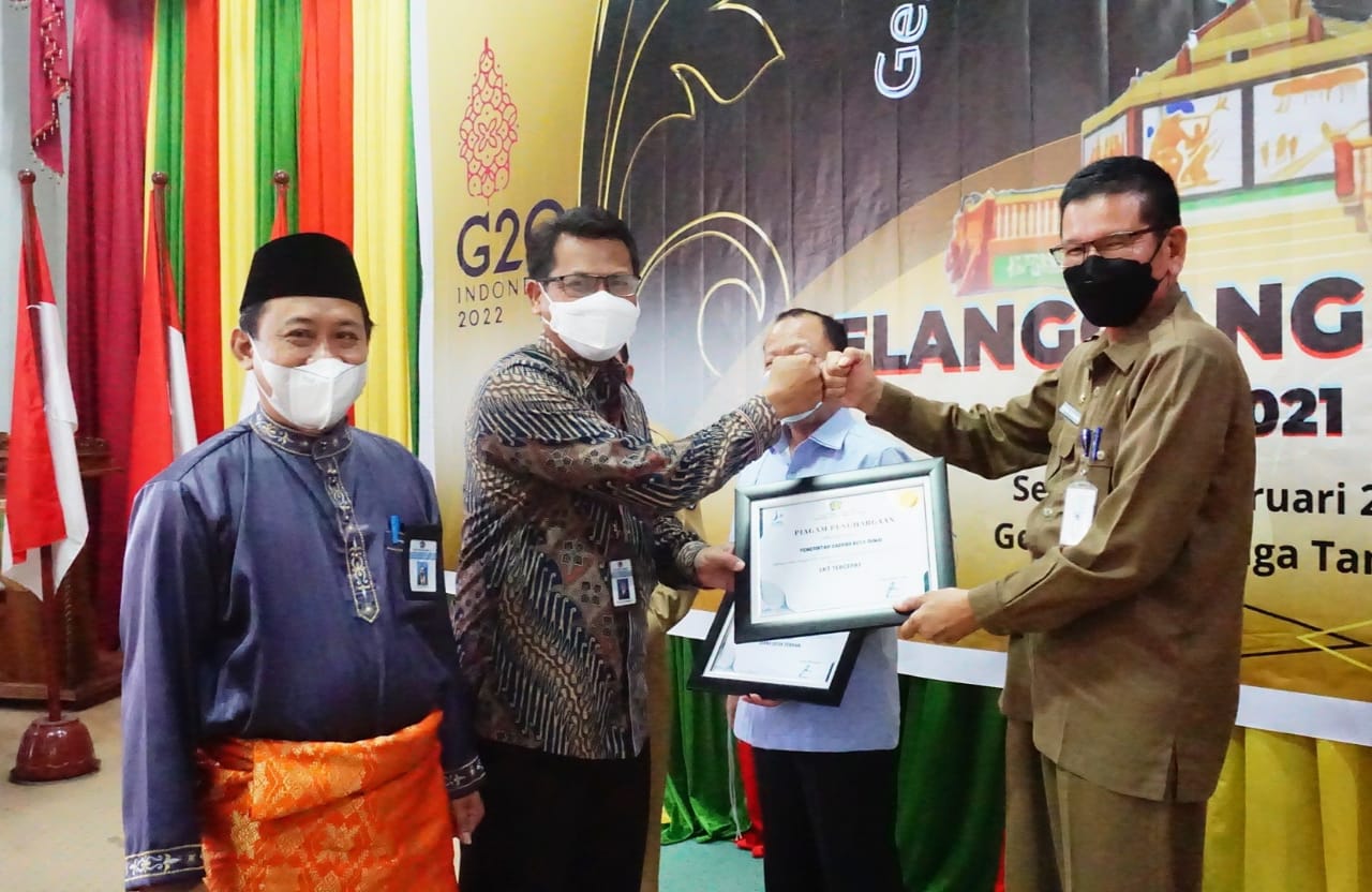 Mendapat Predikat LKT Tercepat, Pemko Dumai Terima Penghargaan Dari Kemenkeu