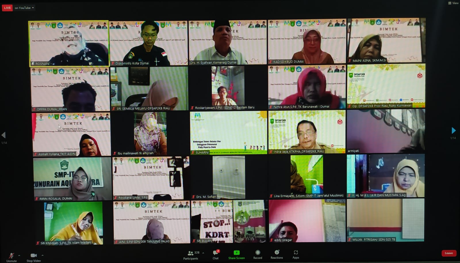 Asisten I Ikuti Vidcon, Kadisdik: Ingin Wujudkan SRA Perlu Komitmen Bersama