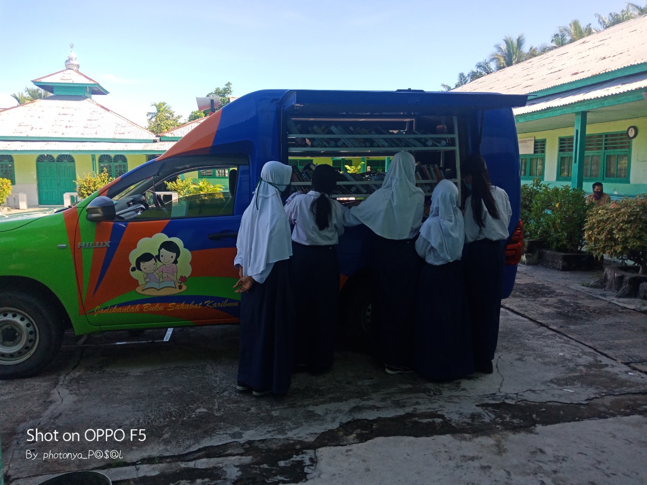 Sempat Tersendat Dimasa Pandemi, Perpustakaan Keliling Kota Dumai Kembali Beroperasi 