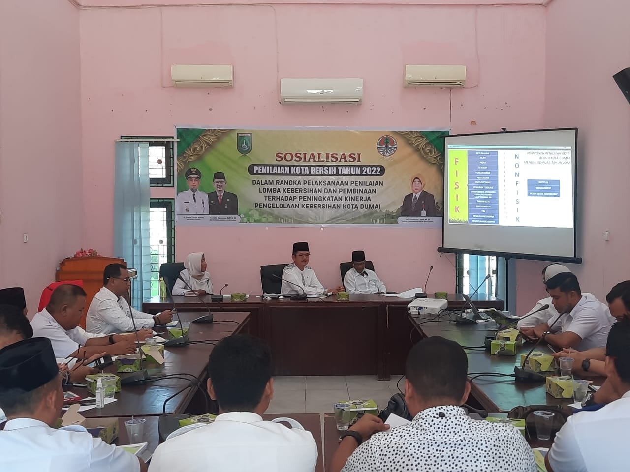 Pimpin Sosialisasi Penilaian Kota Bersih Tahun 2022, Sekdako Dumai: Tanggung Jawab Bersama Seluruh Unsur Pemko Dumai