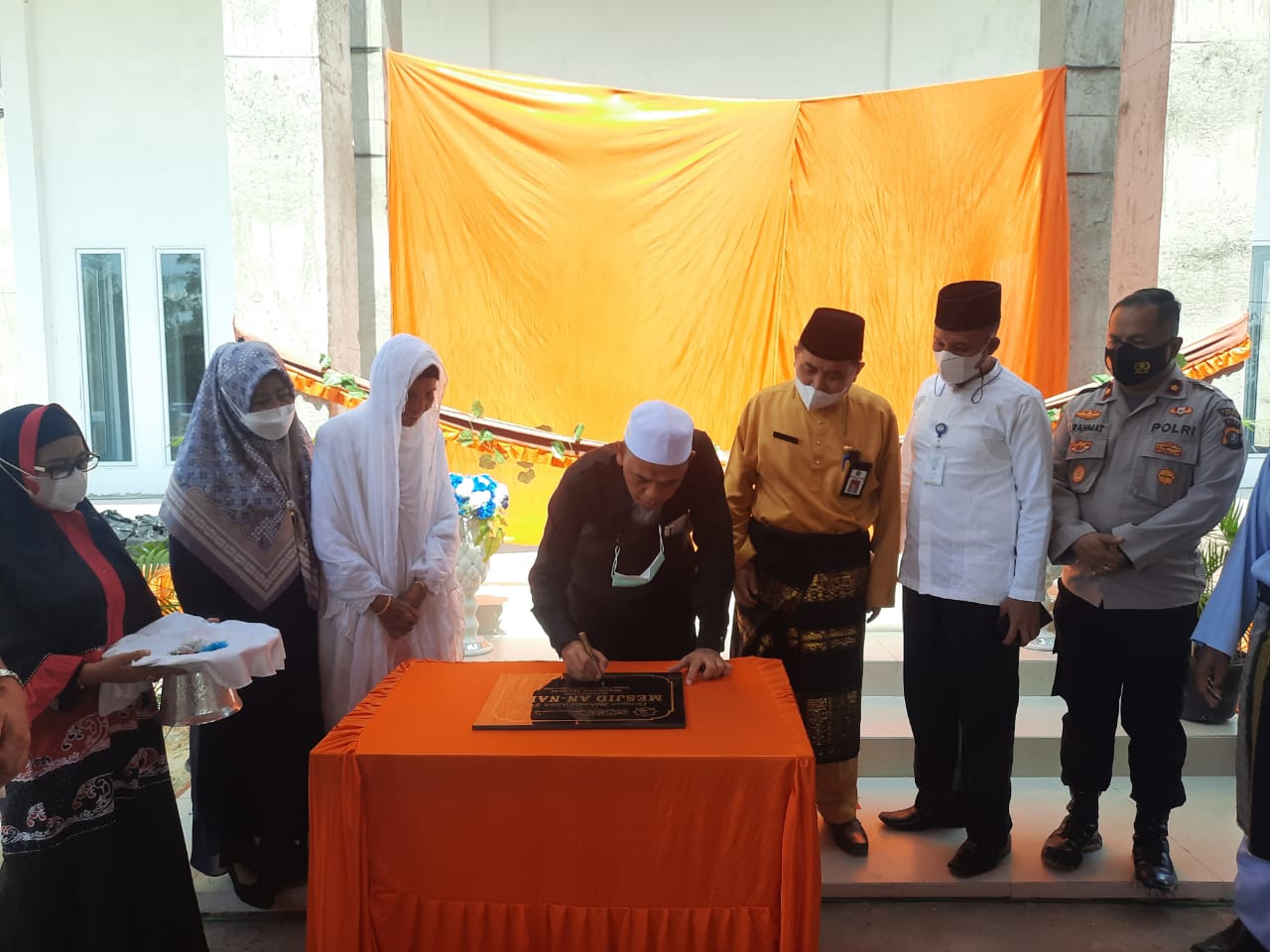 Diawali Lantunan Ayat Suci Al Qur'an, Wali Kota Dumai Resmikan Masjid An Naba'