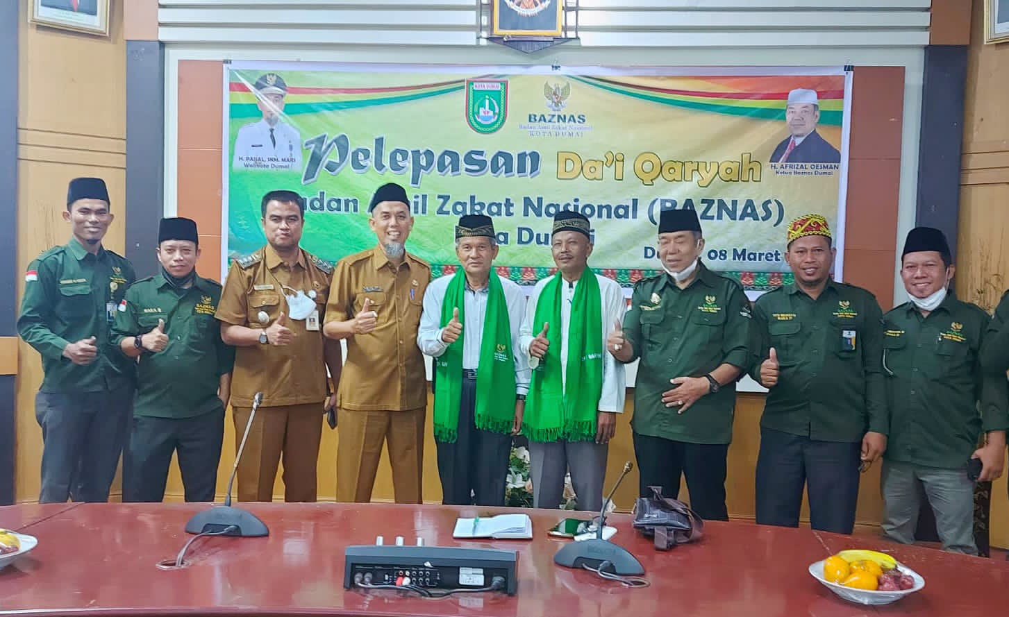 Hadiri Pelepasan Da'i Qaryah, Wali Kota Dumai Berharap Para Da'i Maksimal Berikan Ilmu Agama 