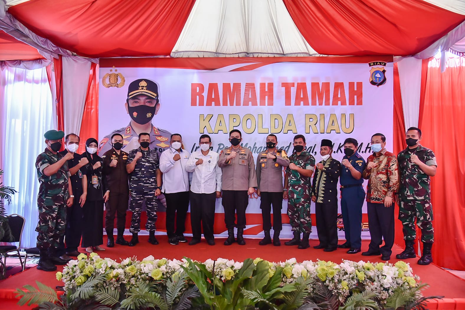 Selain Lepas Kangen, Kapolda Riau Berikan Apresiasi Penanganan Covid-19 Di Kota Dumai