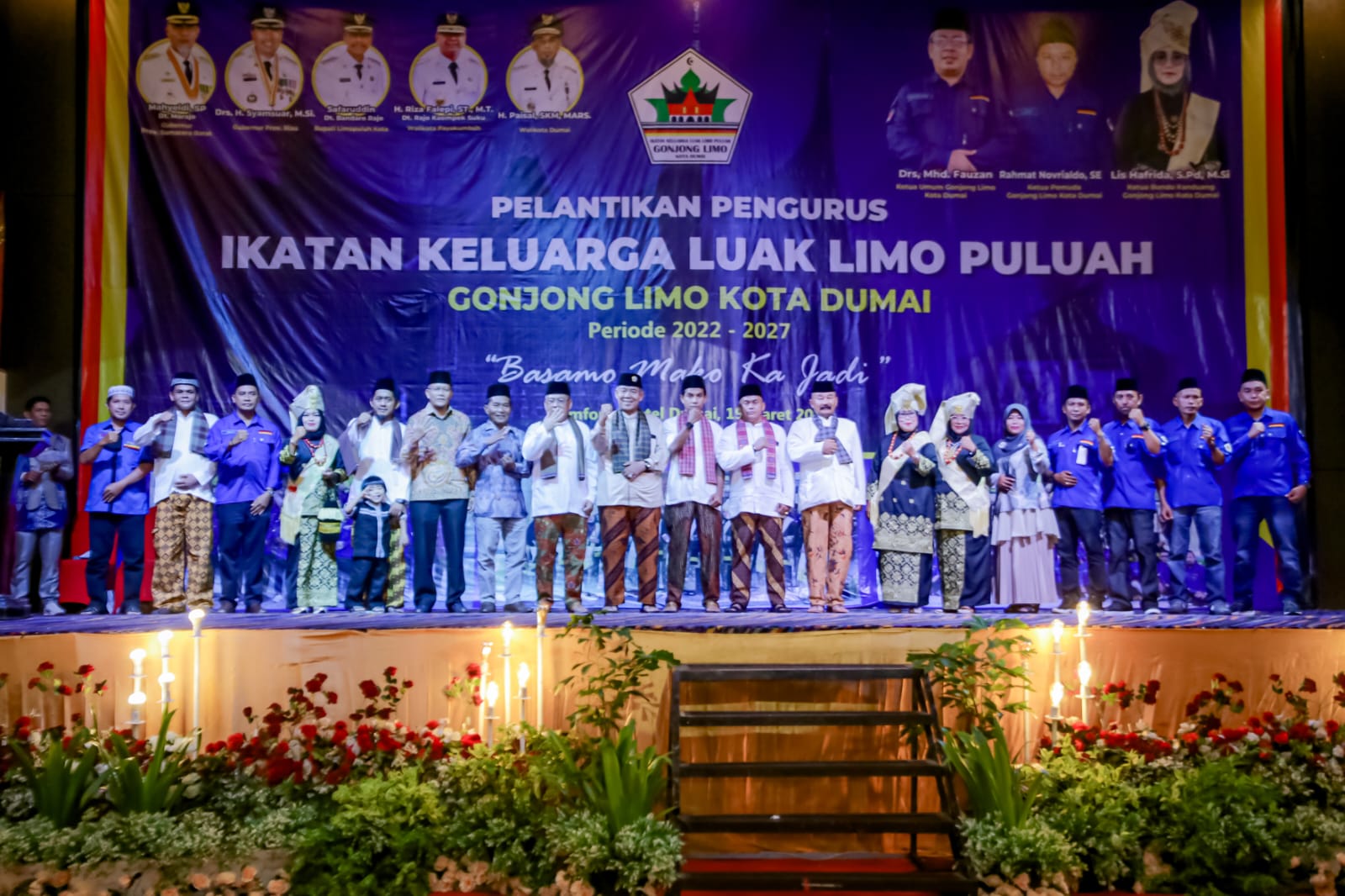 Hadiri Pelantikan Pengurus Gonjong Limo Kota Dumai, Staf Ahli Wali Kota: Jadikan Perbedaan Menjadi Kekuatan