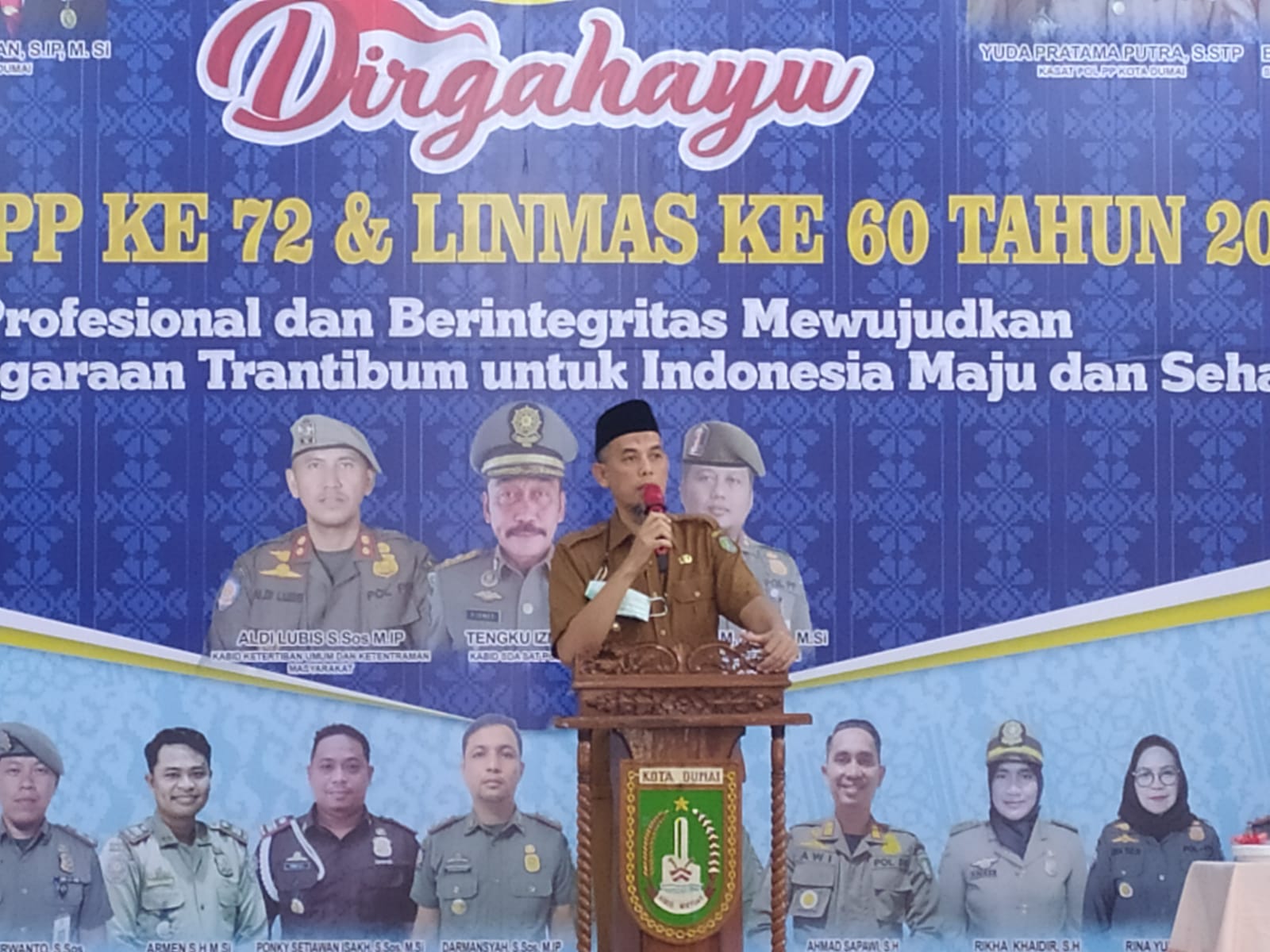 Setiap Lakukan Tindakan, Wali Kota Ingatkan Satpol PP Dumai Kedepankan Cara Persuasif Dan Humanis