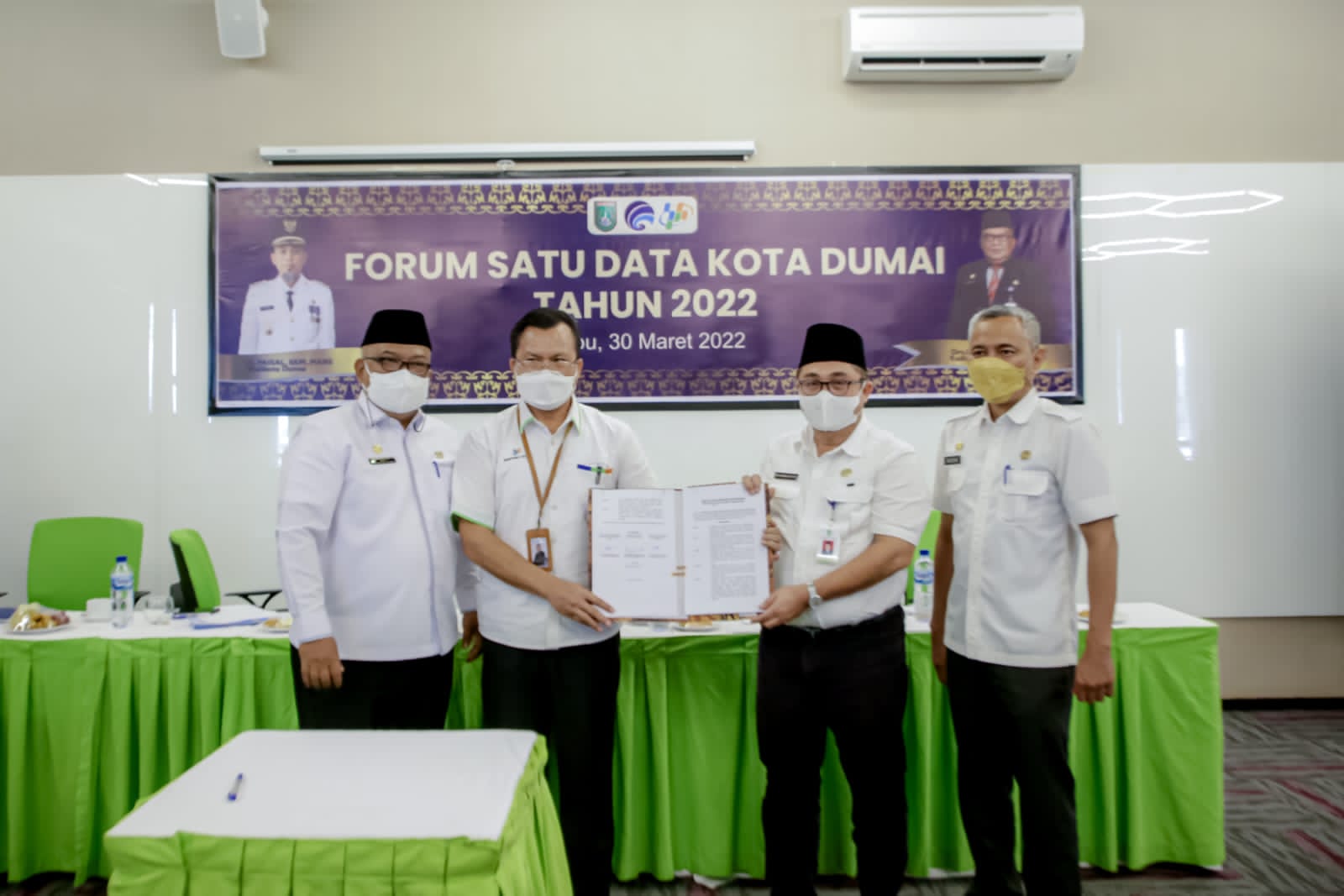 Kolaborasi Antara Diskominfo Dengan BPS, Asisten III Ajak Semua OPD Wujudkan Satu Data Dumai
