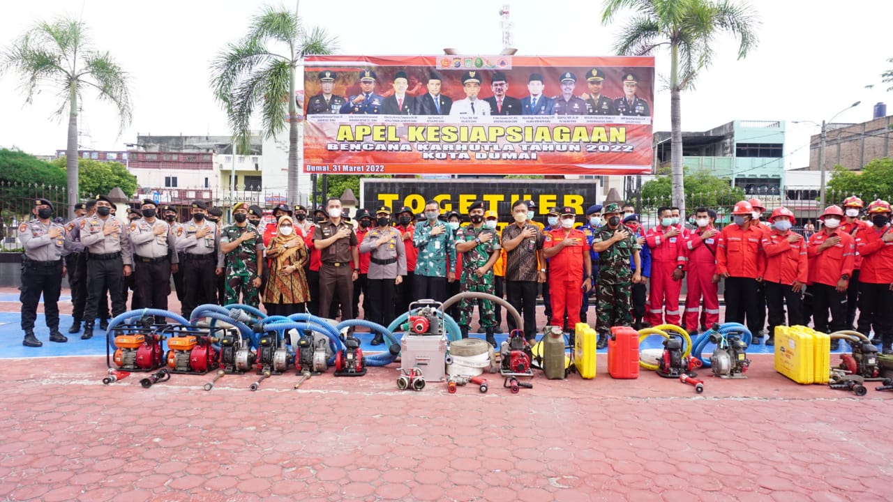 Gelar Apel Kesiapsiagaan Bencana Karhutla, Sekda: Tingkatkan Kewaspadaan Karhutla