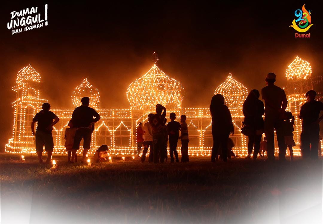 Lestarikan Budaya Melayu, Pemko Dumai Kini Kembali Gelar Festival Lampu Colok