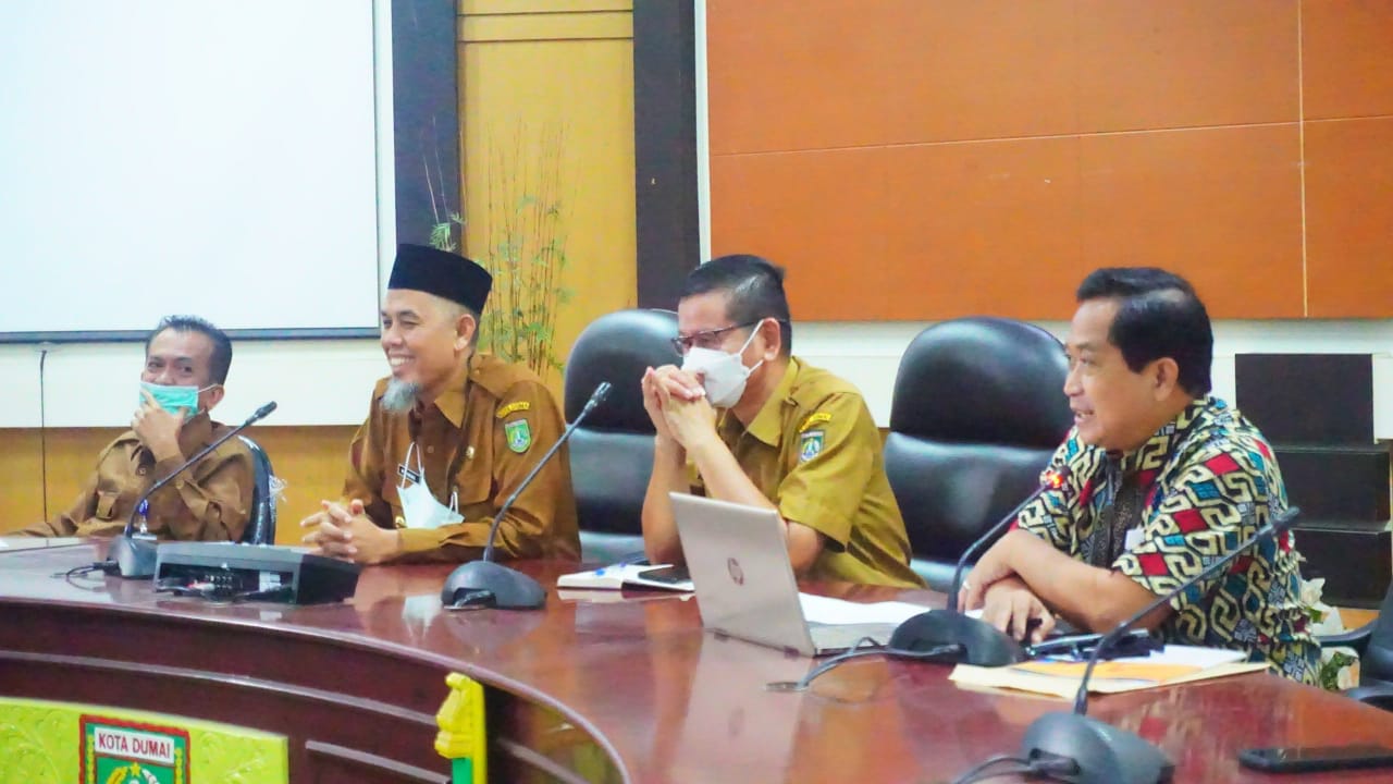 Penilaian PPD Tahun 2022, Tim Penilai Bappenas RI Gelar FGD Online Bersama Pemko Dumai