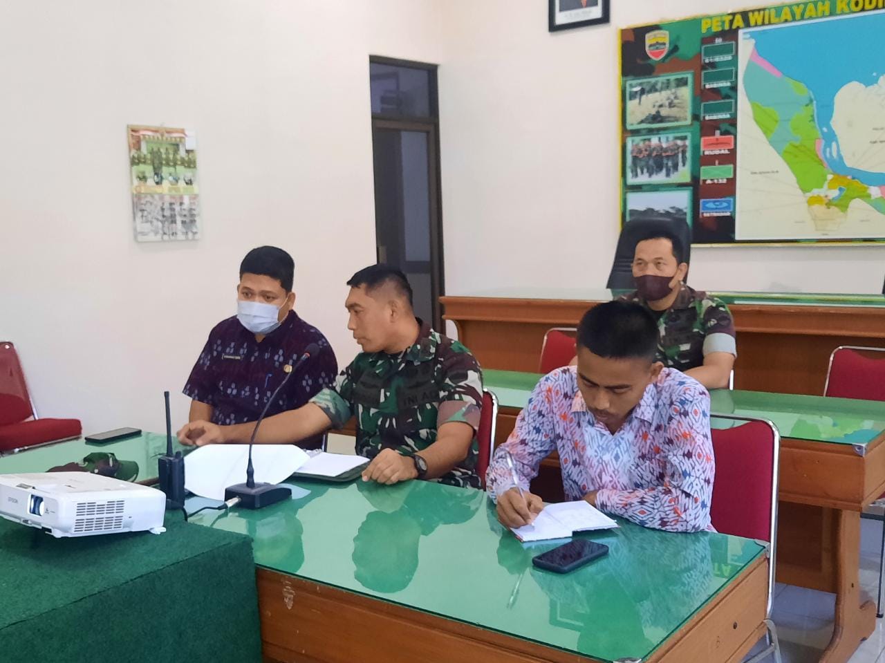Kodim 0320, Diskominfotik Dan DKPP Kota Dumai Siap Sukseskan Launching Hanpangan Di Tanjung Penyebal