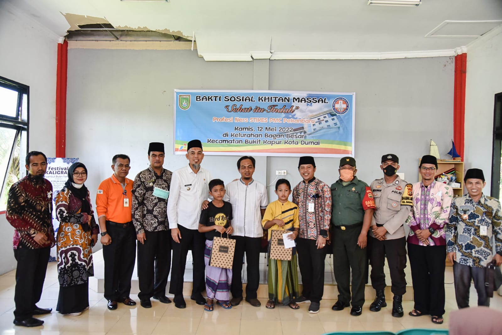 STIKES PMC Gelar Khitan Gratis, Wali Kota Dumai Apresiasi Profesi Ners 