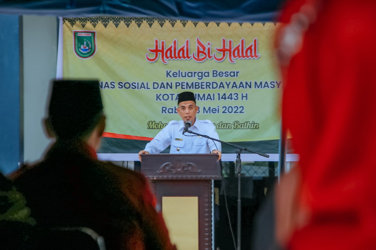Hadiri Halal Bi Halal Di Dinas Sosial, Wali Kota Berharap Penyaluran Bantuan Agar Tepat Sasaran