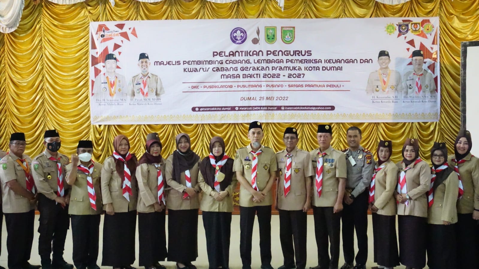 Lantik Mabicab dan Kwarcab Kota Dumai, Wali Kota : Wujudkan Sistem Pendidikan Di Alam Terbuka
