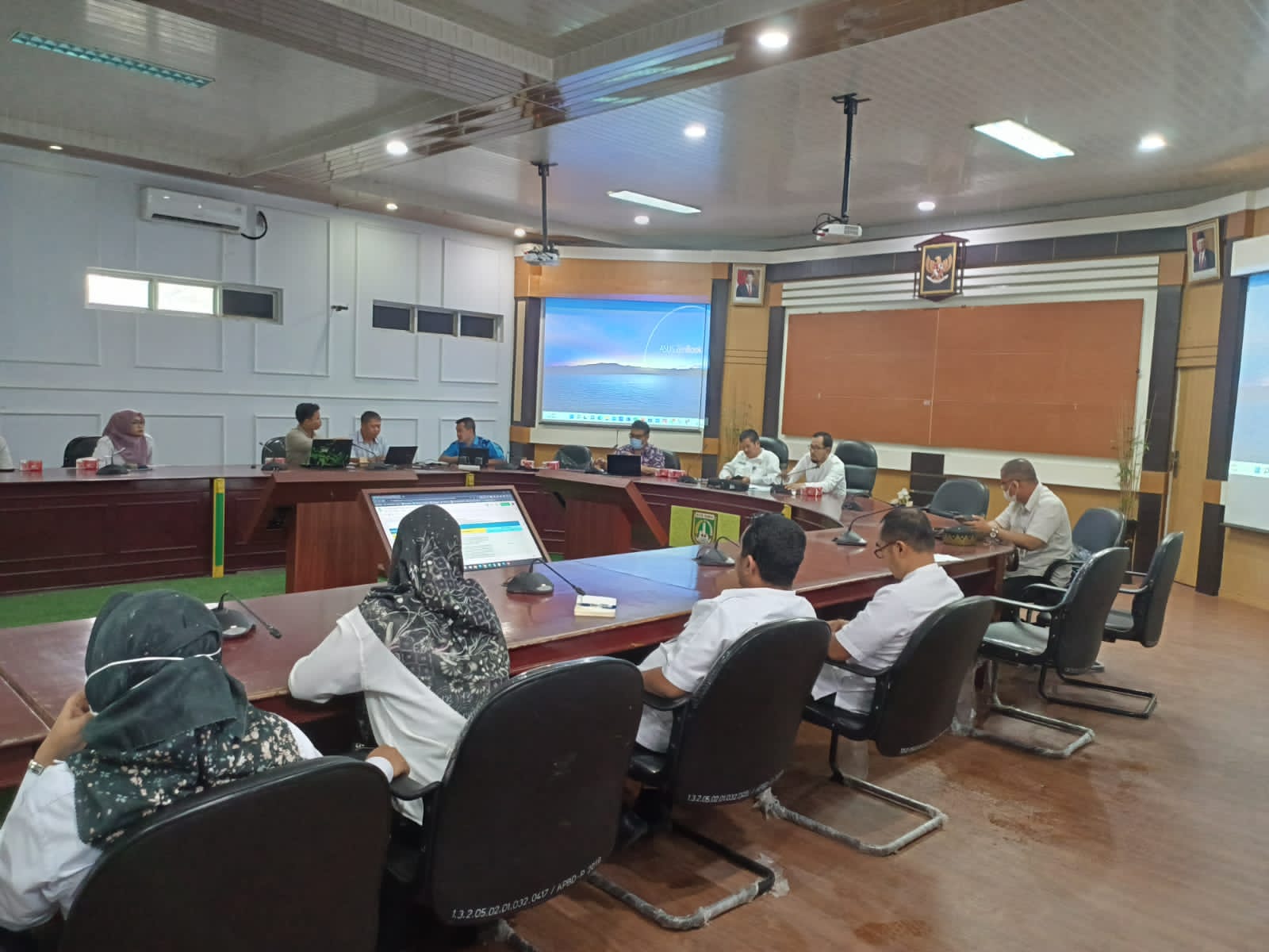 Sekdako Dumai Pimpin Rapat Penjelasan Dan Penyelarasan Survey Dalam Pembukaan Dokumen Arsitektur dan Peta Rencana SPBE