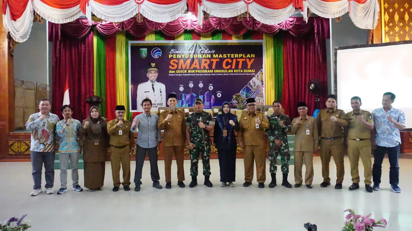 Ratusan Peserta Ikuti Bimtek Yang Diadakan Diskominfotiksan, Wali Kota Berharap Smart City Dumai Segera Direalisasikan