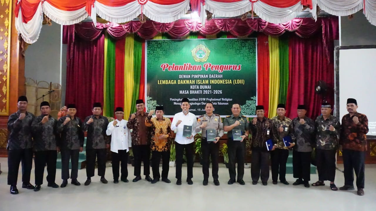 Hadiri Pelantikan DPD LDII, Wali Kota Dumai Ajak Pengurus Untuk Bersinergi Dalam Pembangunan Berlandaskan Prinsip Syari'ah