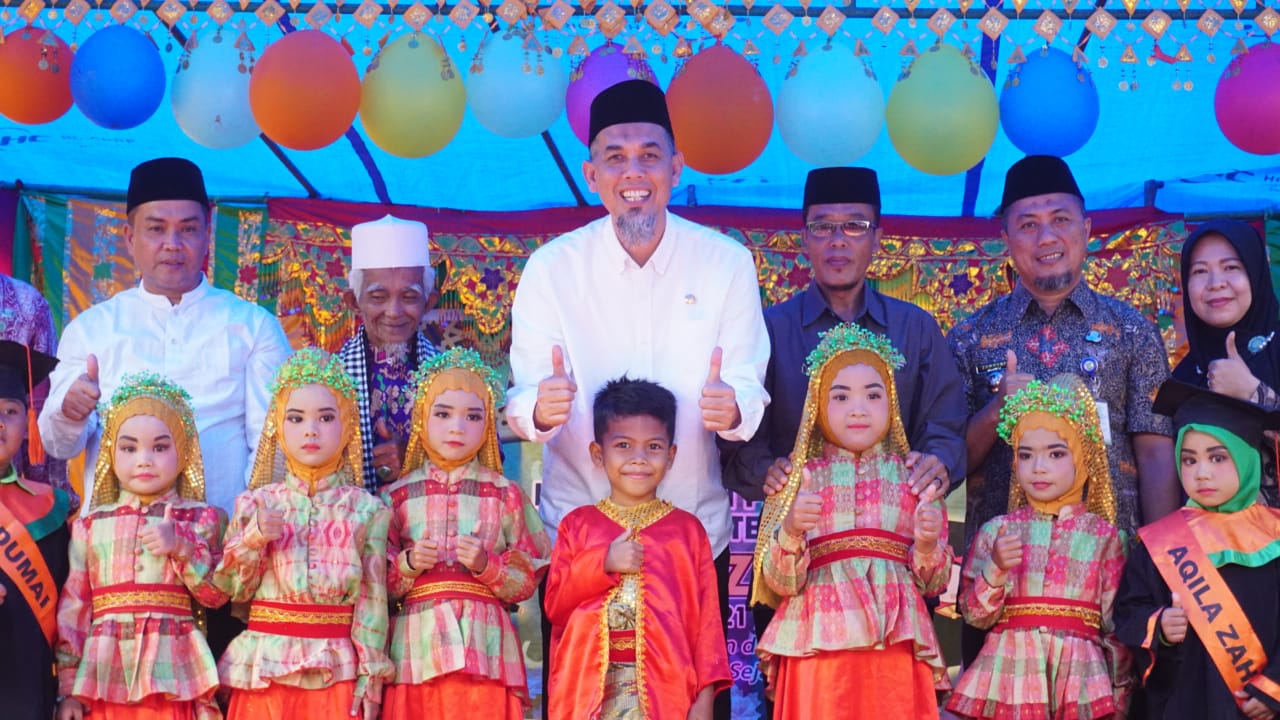 Sampai Di Pelintung, Wali Kota Langsung Disambut Tari Persembahan Anak TK Islam Terpadu Aqila Azahra 