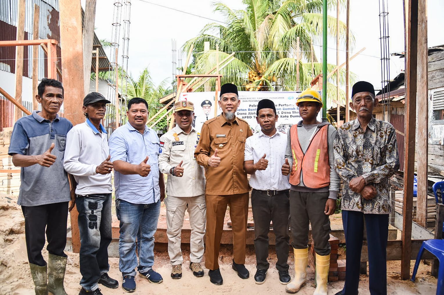 Pemko Dumai Bangun 348 Unit Rumah Layak Huni, Wali Kota: Utamakan Kualitas Bangunan