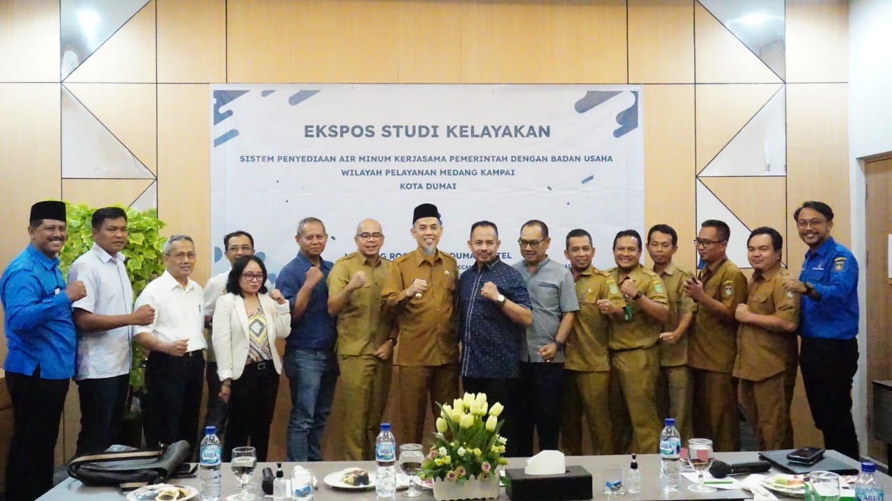 Hadiri Studi Kelayakan, Wali Kota Dukung Penuh Pengembangan Proyek Air Bersih Di Kecamatan Medang Kampai