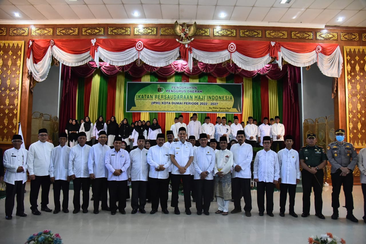 Melalui Pengukuhan PD IPHI Kota Dumai, Wali Kota: Wujudkan Dumai Idaman yang Baldatun Thayyibatun Wa Rabbun Ghafur.