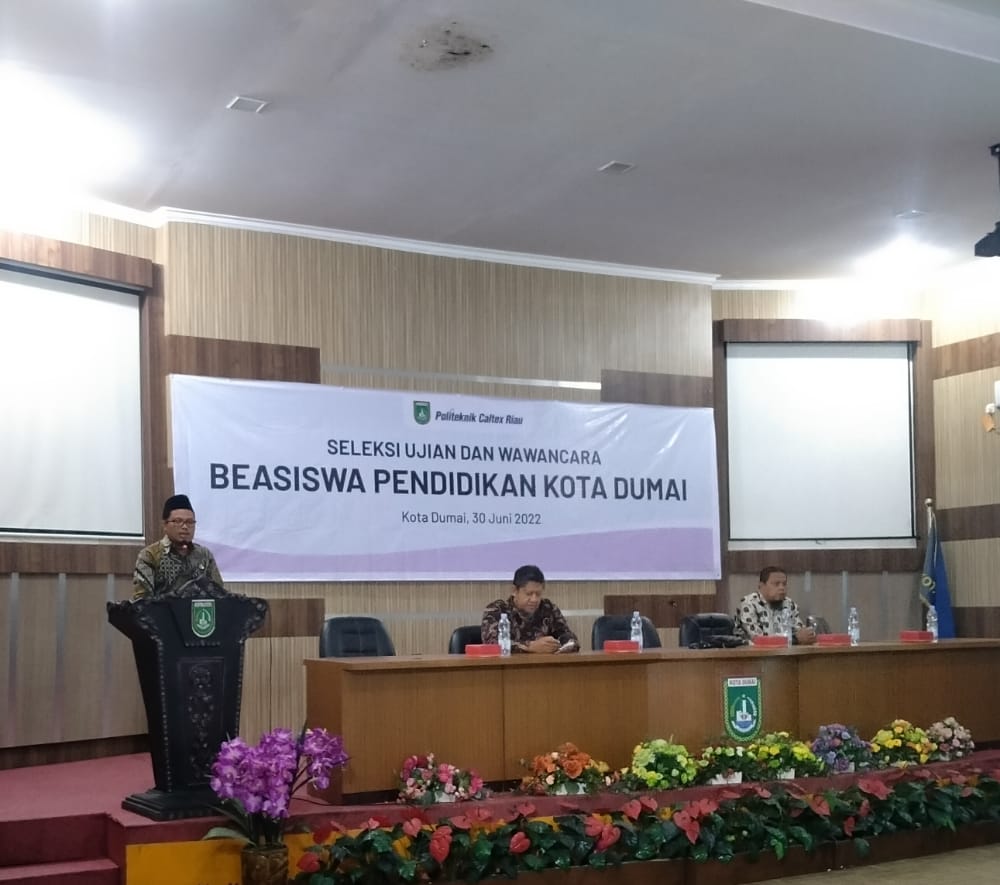 Bersama PCR, Pemko Dumai Gelar Seleksi Tertulis dan Wawancara Beasiswa Pendidikan