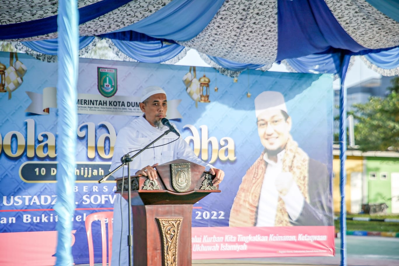 Hadiri Shalat Idul Adha di TBG, Wali Kota Dumai Imbau Masyarakat untuk Peduli Antar Sesama