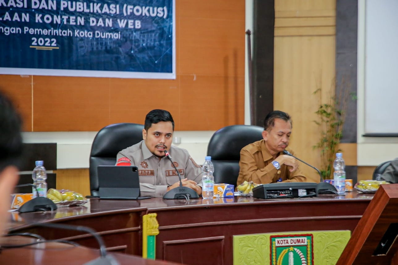 Optimalisasi Publikasi Tiap OPD, Diskominfotiksan Dumai Gelar Rapat Pembentukan Fokus