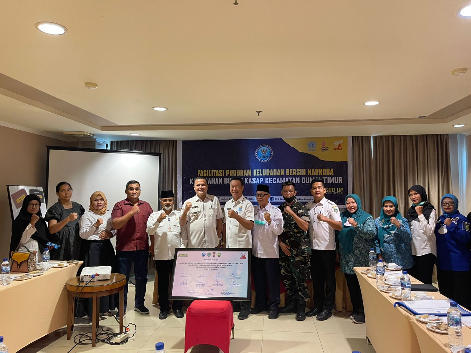 Hadiri Fasilitasi Pelaksanaan Advokasi Program Ketahanan Keluarga Anti Narkoba, Kadiskes Dumai: Bangun Komunikasi dan Sinergitas  