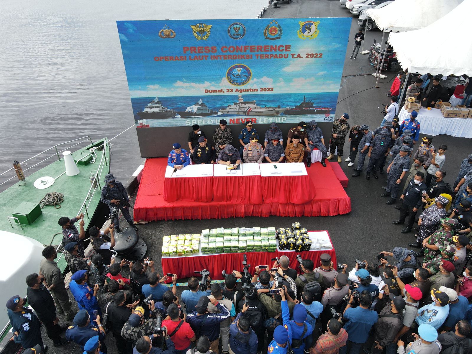 BNN RI Resmi Tutup Operasi Laut Interdiksi Terpadu, Wali Kota Dumai: Wujud Keseriusan Pemerintah Memberantas Peredaran Gelap Narkoba