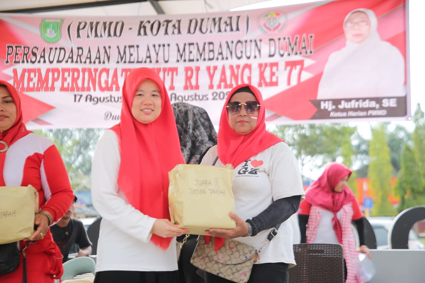 Semarakkan HUT Kemerdekaan, PMMD Adakan Senam Pagi, Lomba Dan Bagi-Bagi Doorprize