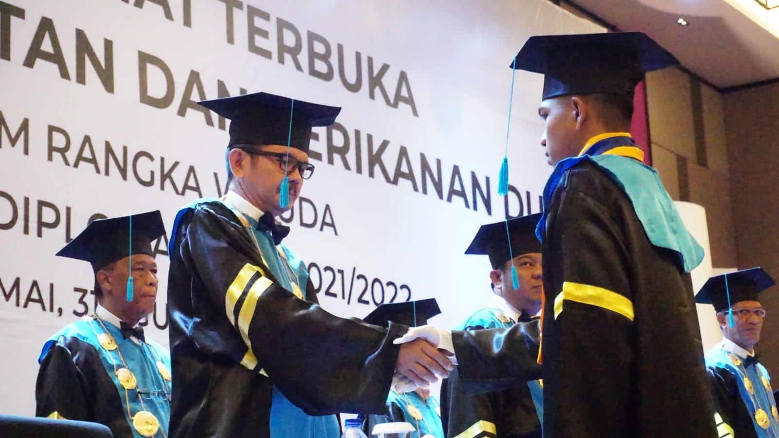 Hadiri Wisuda Politeknik Kelautan dan Perikanan Dumai, Sekdako: Bukan Akhir Dari Perjuangan 
