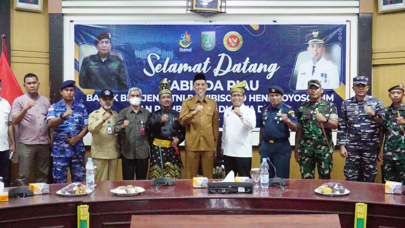 Wali Kota Sambut Kunjungan Kabinda Riau, Inilah Pesan-Pesan Yang Disampaikan Brigjen TNI R. Wibisono