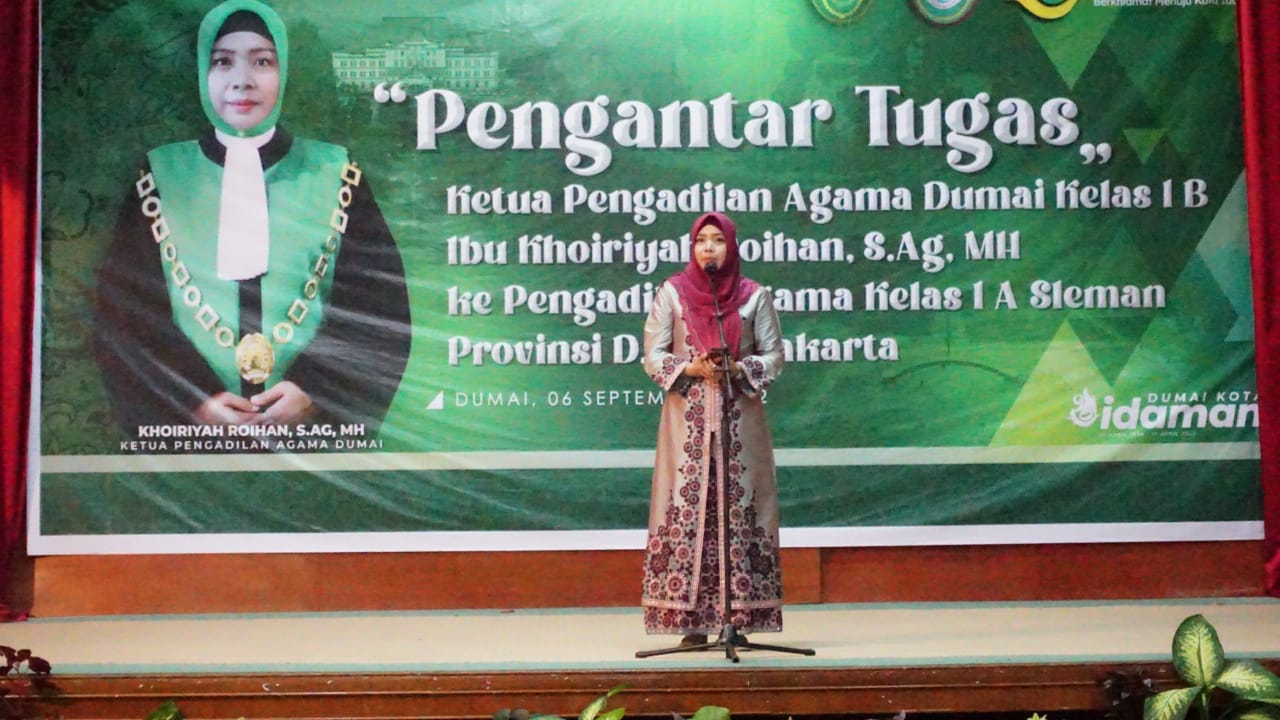 Hadiri Malam Pengantar Tugas Ketua PA Dumai Kelas I B, Wali Kota Dumai Berharap Silaturahmi yang Telah Terjalin Dapat Terus Terbina