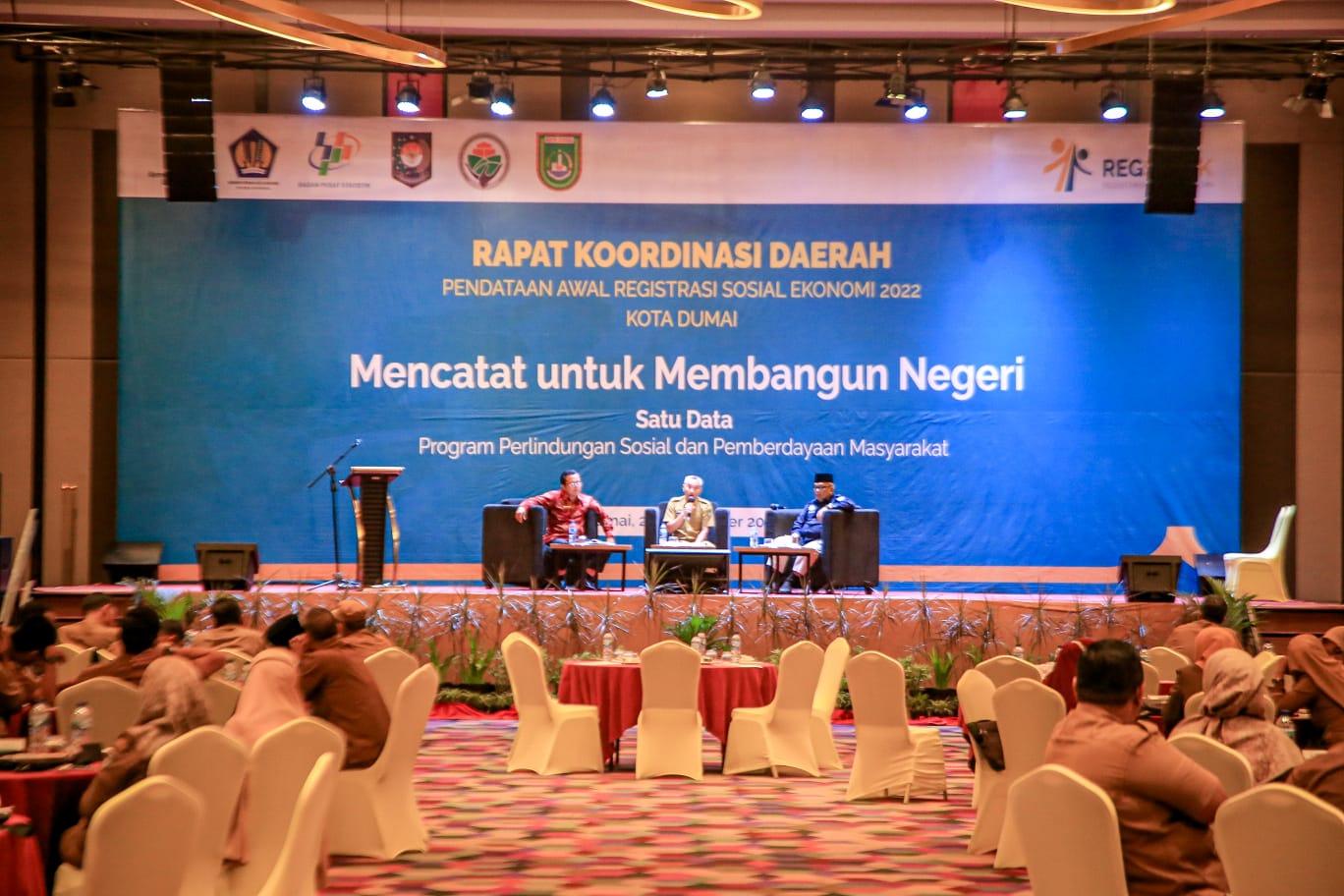 Buka Rakorda Regsosek 2022 Kota Dumai, Wali Kota: Dukung Realisasi Satu Data Nasional