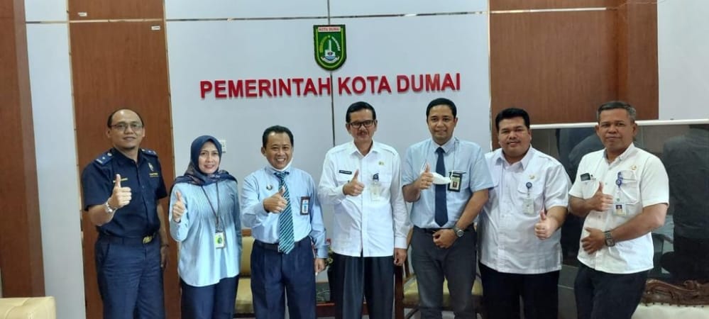 Sambut Kunjungan Silahturahmi Rombongan Pimpinan Kementrian Keuangan, Sekda Bahas Produk Unggulan Kota Dumai