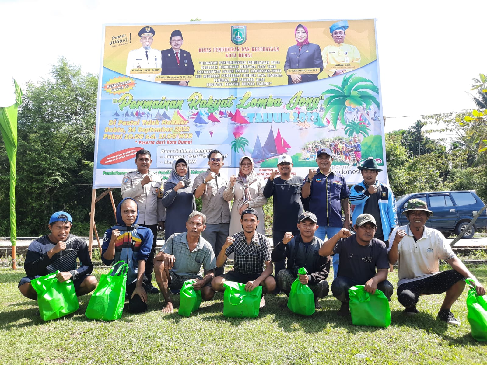 Lestarikan Permainan Rakyat, Disdikbud Dumai Gelar Permainan Rakyat Lomba Jong