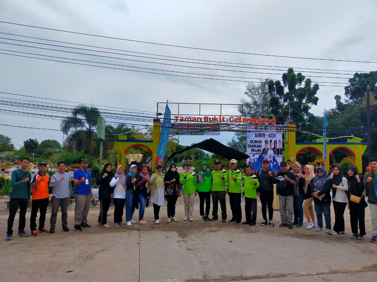 Dalam Rangka HUT TNI KE-77 Tahun 2022, Dandim 0320 Dumai Gelar dan Buka Lomba Lari 10K
