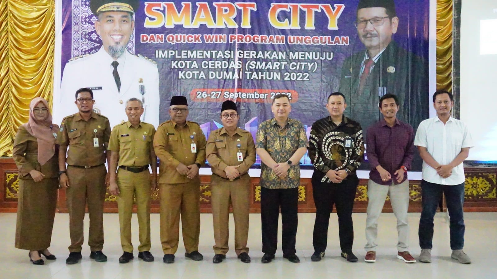 Dari Finalisasi Dan Review Bimtek Smart City, Asisten III Minta Tiap OPD Segera Matangkan Program Unggulan Kota Dumai. 