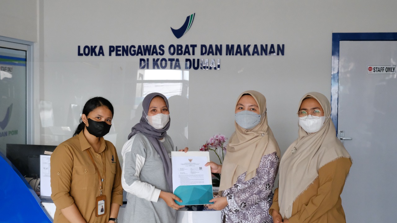 Tingkatkan Daya Saing UMKM di Kota Dumai, 4 UMKM Pangan Peroleh Nomor Izin Edar BPOM