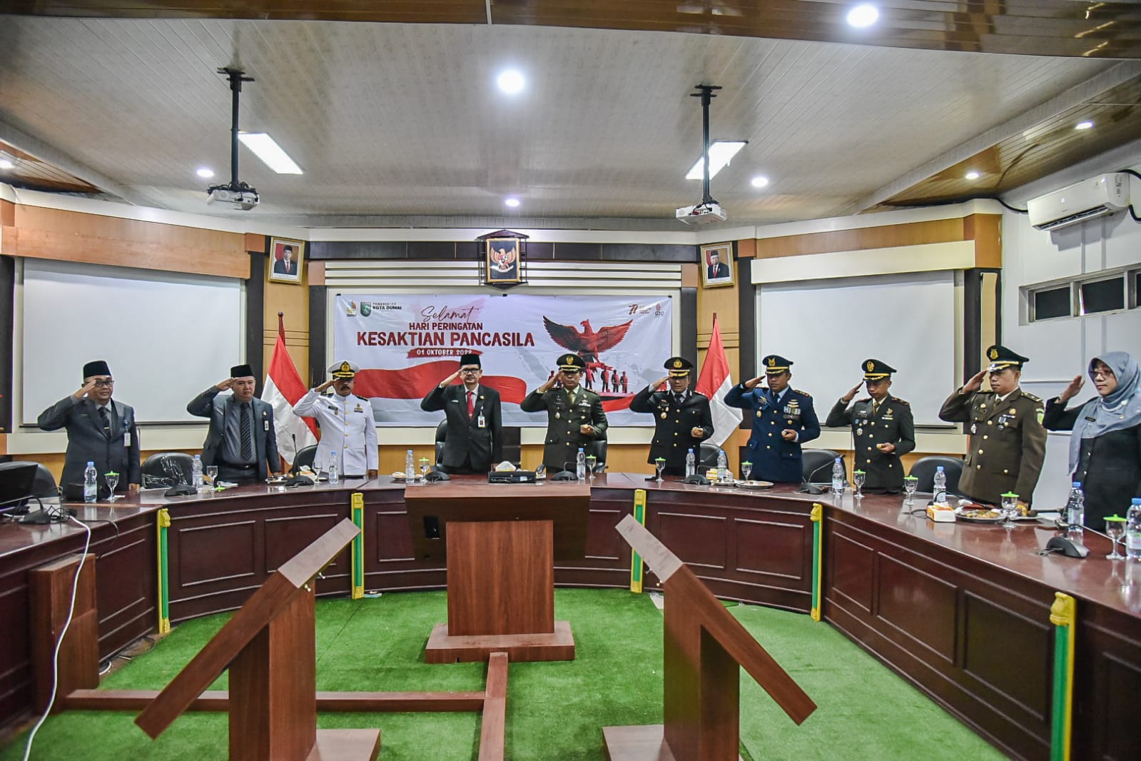 Ikuti Upacara Peringatan Hari Kesaktian Pancasila, Sekdako Dumai Berpesan Agar Generasi Muda Tidak Melupakan Sejarah