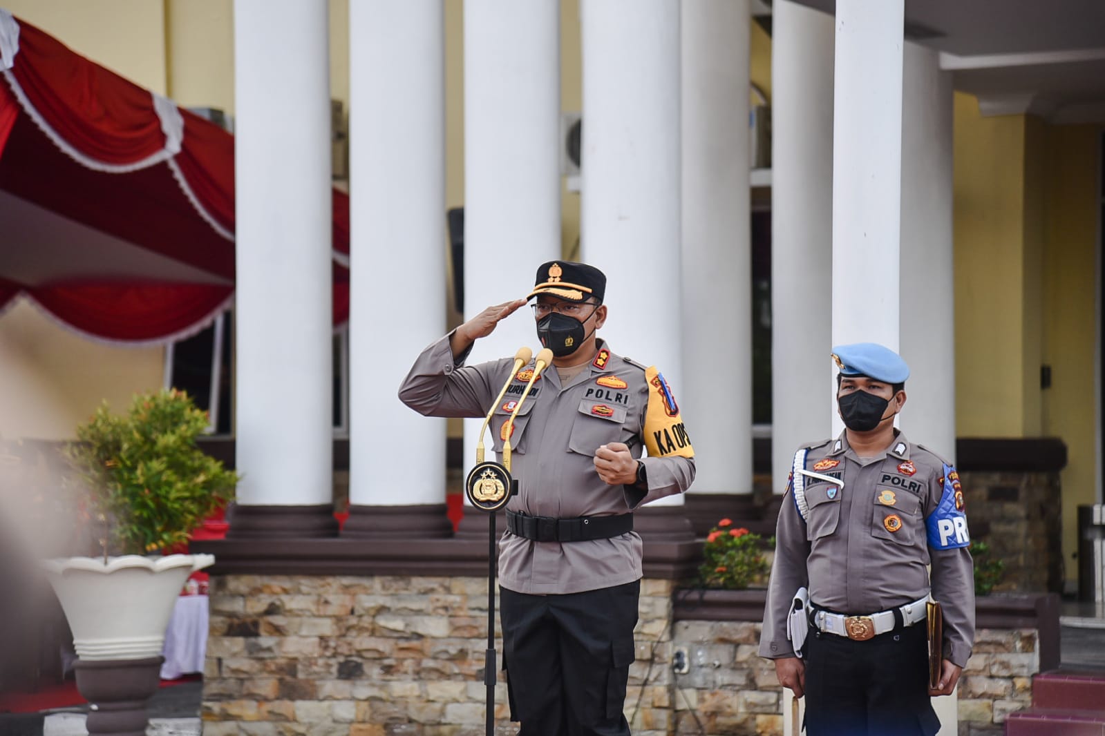 Hadiri Apel Gelar Operasi Zebra Lancang Kuning 2022, Wali Kota Dumai: Lengkapi Kelengkapan Kendaraan