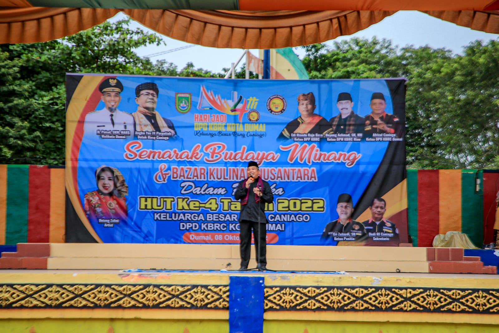 Hadiri Hari Jadi KBRC, Sekda Berharap Rang Caniago Bisa Tingkatkan Sinergitas Bersama Pemko Dumai 